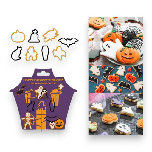 Picture of HALLOWEEN COOKIE CUTTER - 8 PACK